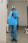 Walter Van BeirendonCK large hoodie AW22-23 8006 blue